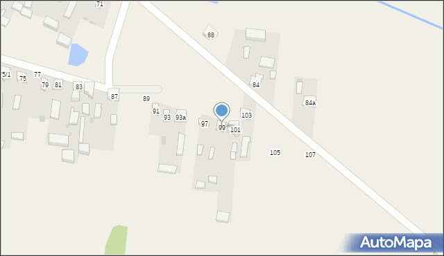 Zakrzów, Zakrzów, 99, mapa Zakrzów