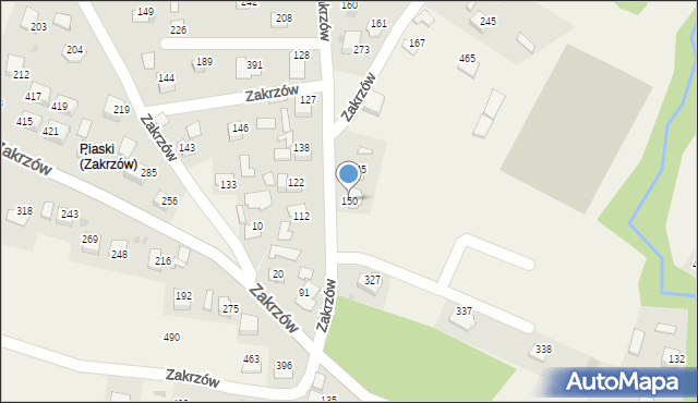 Zakrzów, Zakrzów, 150, mapa Zakrzów
