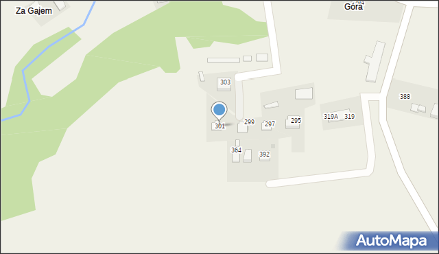 Zakrzów, Zakrzów, 301, mapa Zakrzów