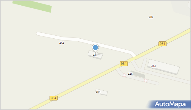 Zakrzów, Zakrzów, 411, mapa Zakrzów