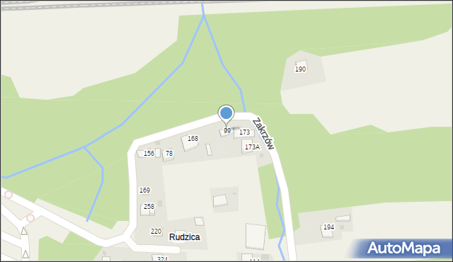 Zakrzów, Zakrzów, 99, mapa Zakrzów