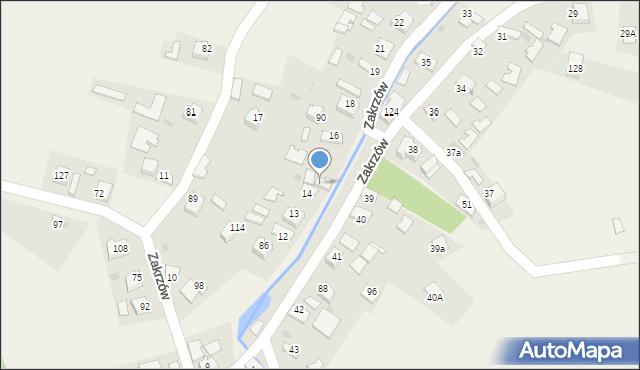 Zakrzów, Zakrzów, 15, mapa Zakrzów