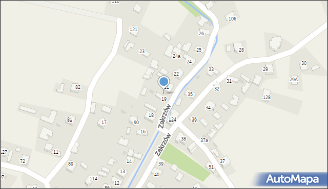 Zakrzów, Zakrzów, 20, mapa Zakrzów