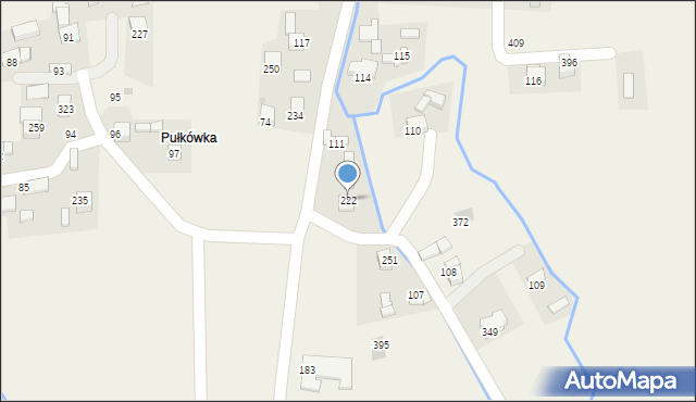 Zakrzów, Zakrzów, 222, mapa Zakrzów