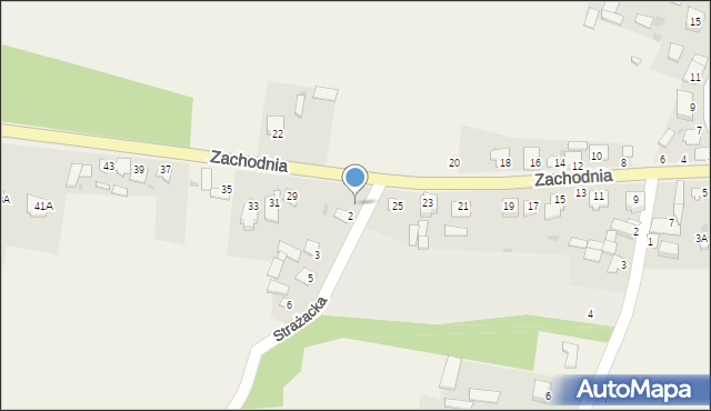Zakrzówek, Zachodnia, 27, mapa Zakrzówek