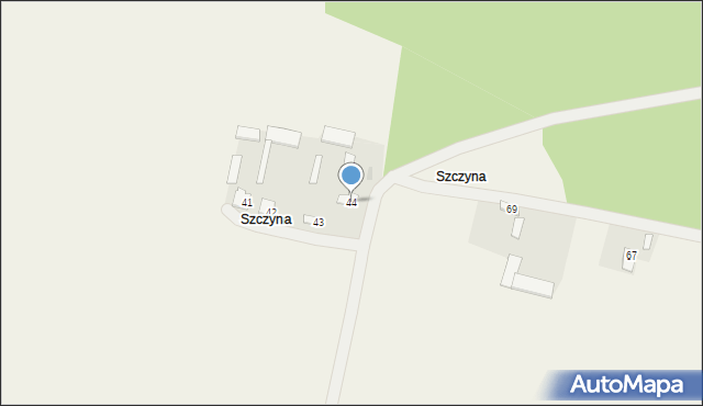 Zakrzówek-Kolonia, Zakrzówek-Kolonia, 44, mapa Zakrzówek-Kolonia