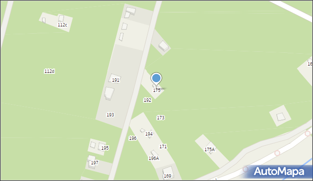 Zakrzówek Szlachecki, Zakrzówek Szlachecki, 175, mapa Zakrzówek Szlachecki