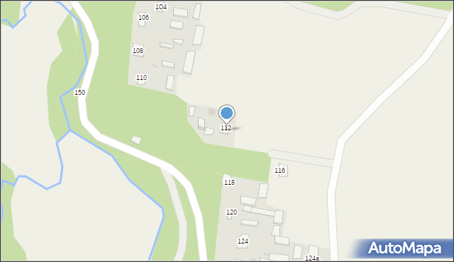 Zakrzówek-Wieś, Zakrzówek-Wieś, 114, mapa Zakrzówek-Wieś