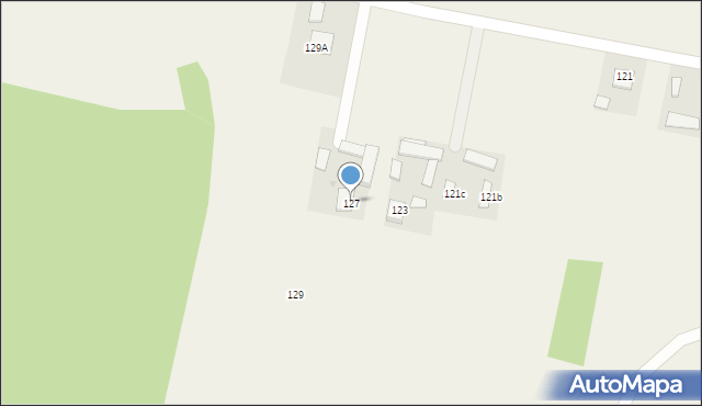 Zakrzówek-Wieś, Zakrzówek-Wieś, 127, mapa Zakrzówek-Wieś