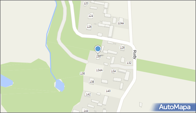 Zakrzówek-Wieś, Zakrzówek-Wieś, 130, mapa Zakrzówek-Wieś