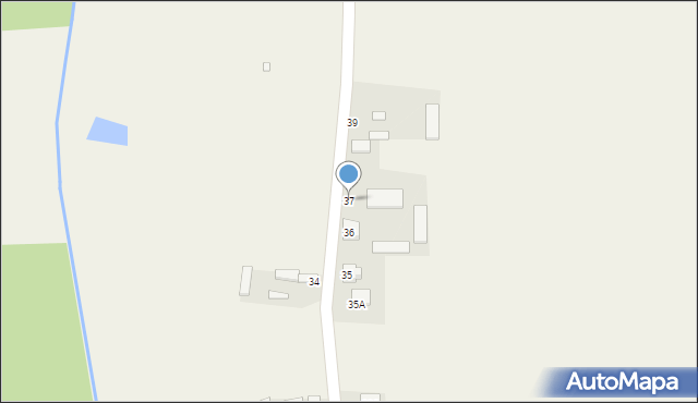 Zakrzówek-Wieś, Zakrzówek-Wieś, 37, mapa Zakrzówek-Wieś