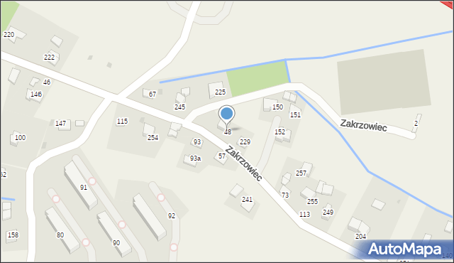 Zakrzowiec, Zakrzowiec, 48, mapa Zakrzowiec