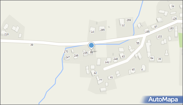 Zakrzowiec, Zakrzowiec, 68, mapa Zakrzowiec