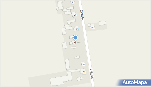 Zakulin, Zakulin, 30, mapa Zakulin