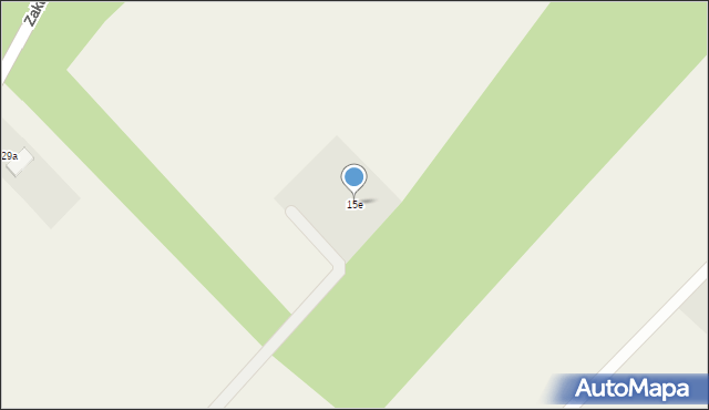 Zakurzewo, Zakurzewo, 15e, mapa Zakurzewo