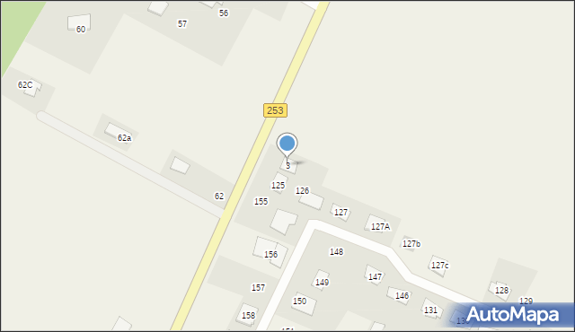 Załachowo, Załachowo, 3, mapa Załachowo