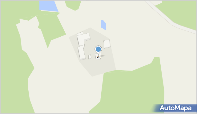 Załakowo, Załakowo, 49, mapa Załakowo