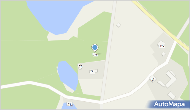 Załakowo, Załakowo, 77a, mapa Załakowo