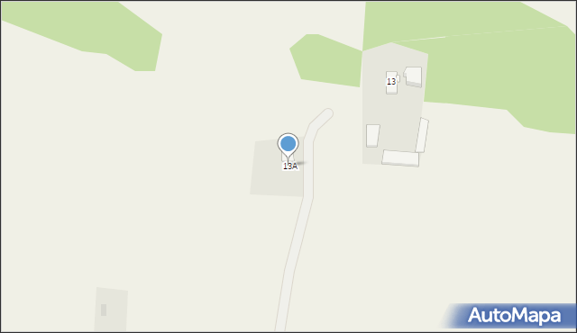 Zalas, Zalas, 13A, mapa Zalas