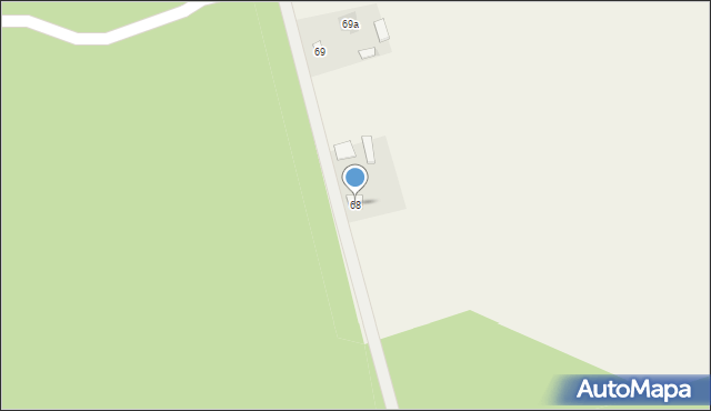 Zalas, Zalas, 68, mapa Zalas