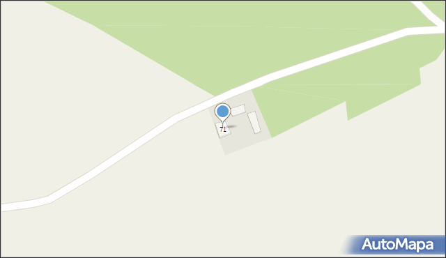 Zalas, Zalas, 71, mapa Zalas