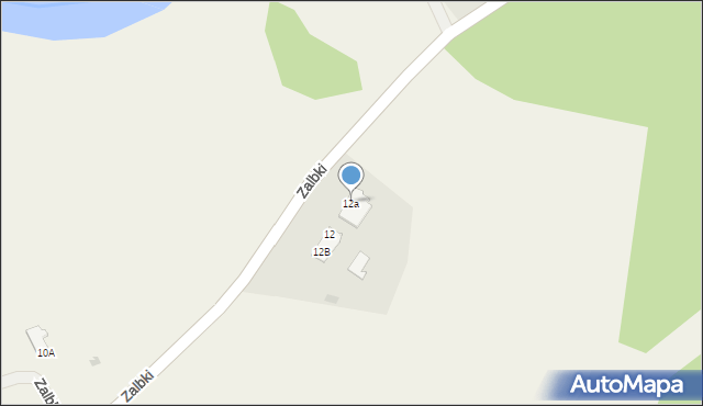 Zalbki, Zalbki, 12a, mapa Zalbki