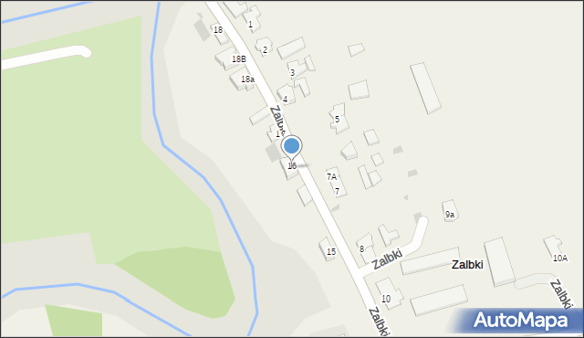 Zalbki, Zalbki, 16, mapa Zalbki