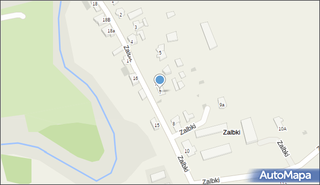 Zalbki, Zalbki, 7, mapa Zalbki