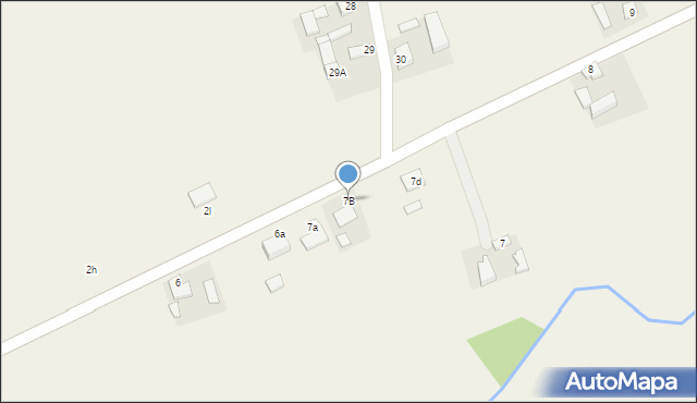 Żale, Żale, 7B, mapa Żale