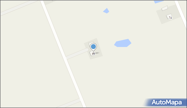 Żałe, Żałe, 65, mapa Żałe