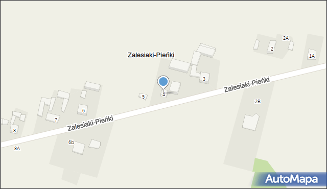 Zalesiaki-Pieńki, Zalesiaki-Pieńki, 4, mapa Zalesiaki-Pieńki