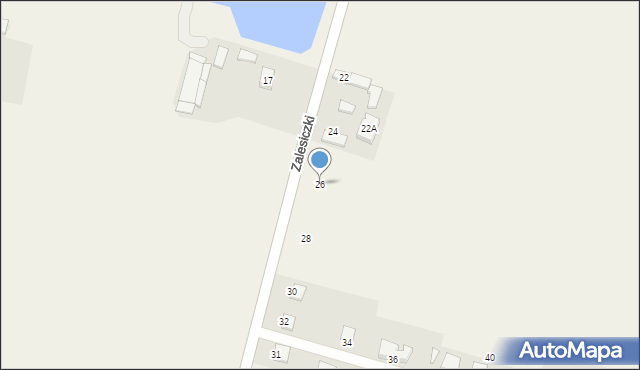 Zalesiczki, Zalesiczki, 26, mapa Zalesiczki