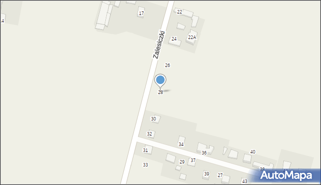 Zalesiczki, Zalesiczki, 28, mapa Zalesiczki