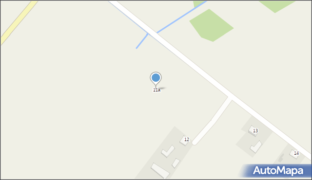 Zalesie, Zalesie, 11a, mapa Zalesie