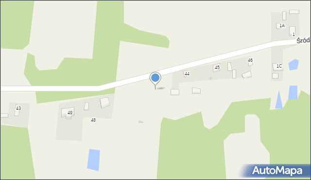 Zalesie, Zalesie, 50, mapa Zalesie