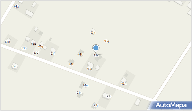 Zalesie, Zalesie, 93e, mapa Zalesie