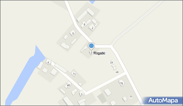 Zalesie Gorzyckie, Zalesie Gorzyckie, 1, mapa Zalesie Gorzyckie