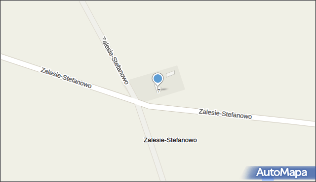 Zalesie-Stefanowo, Zalesie-Stefanowo, 7, mapa Zalesie-Stefanowo