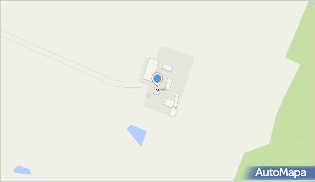 Zalesie Szlacheckie, Zalesie Szlacheckie, 26, mapa Zalesie Szlacheckie