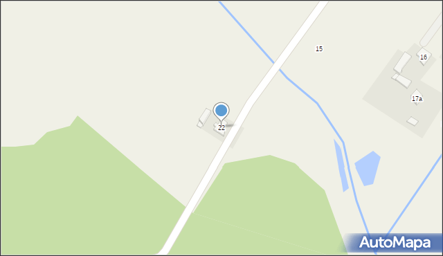 Zaleśna, Zaleśna, 22, mapa Zaleśna