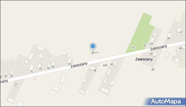 Zaleszany, Zaleszany, 37, mapa Zaleszany