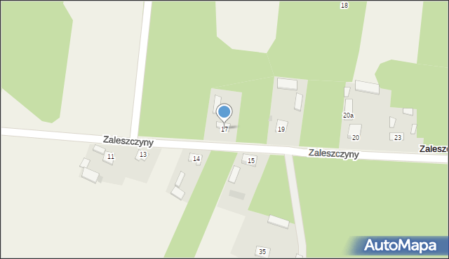 Zaleszczyny, Zaleszczyny, 17, mapa Zaleszczyny