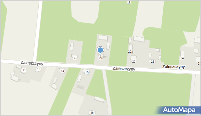 Zaleszczyny, Zaleszczyny, 19, mapa Zaleszczyny