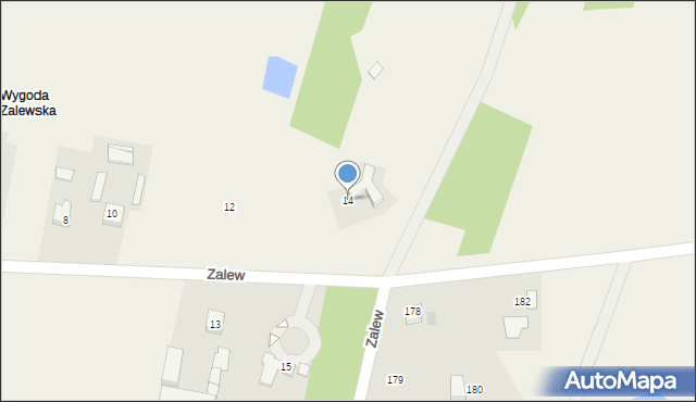Zalew, Zalew, 14, mapa Zalew