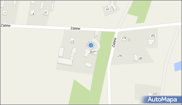 Zalew, Zalew, 15, mapa Zalew