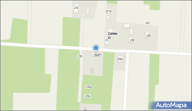 Zalew, Zalew, 156a, mapa Zalew