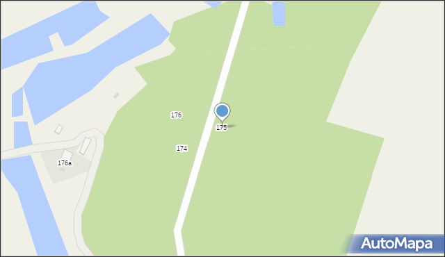 Zalew, Zalew, 175, mapa Zalew