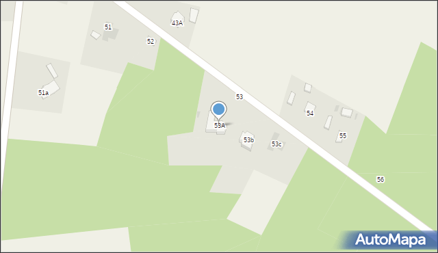 Zalew, Zalew, 53A, mapa Zalew