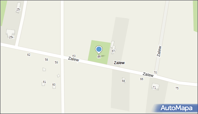 Zalew, Zalew, 65, mapa Zalew