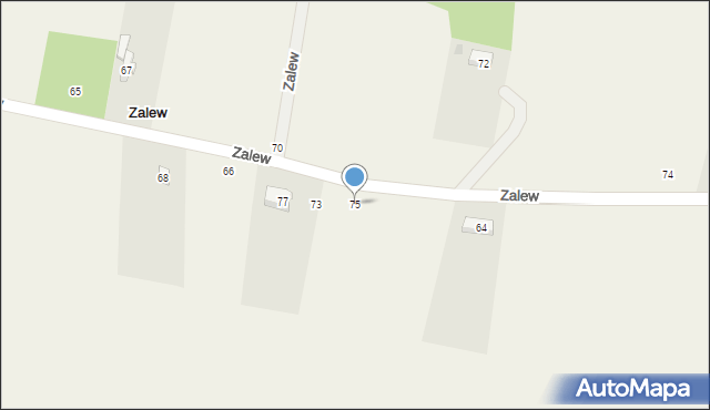 Zalew, Zalew, 75, mapa Zalew